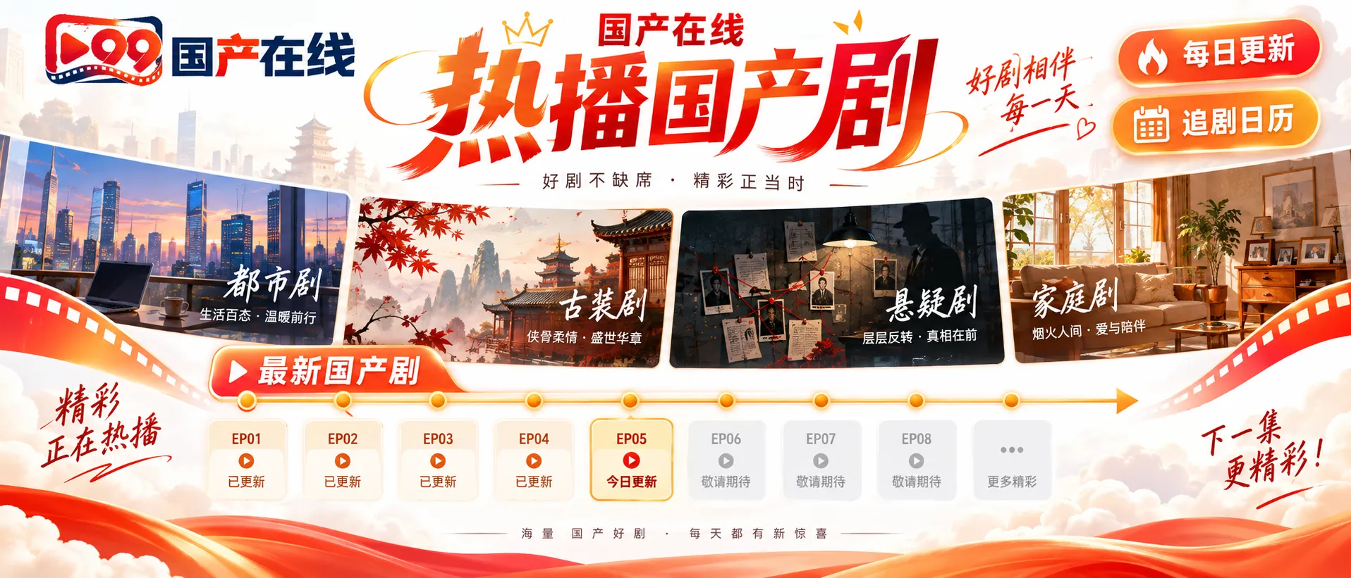 本季热门电视剧追剧专题